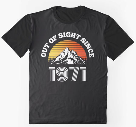 Birth Year T-shirt 1971